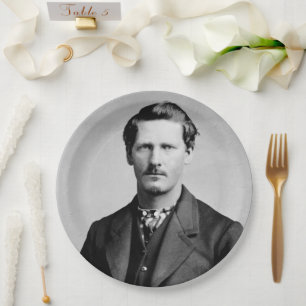 Wyatt Earp: Lawman, Gunfighter, Saloon Keeper Paper Plate