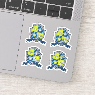 Wyatt initial letter W custom name bear crest