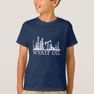 Wyatt Oil / White Logo T-Shirt
