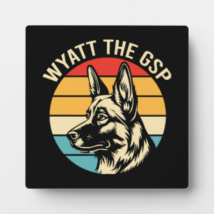 Wyatt The Gsp Plaque