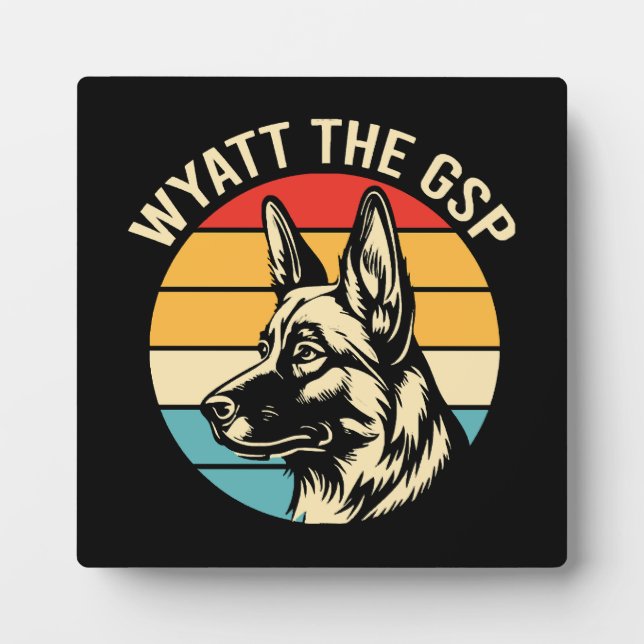 Wyatt The Gsp Plaque (Front)