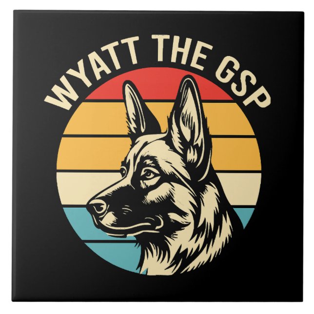 Wyatt The Gsp Tile (Front)
