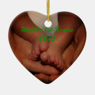Wyatt's 1st X-mas Ceramic Tree Decoration