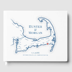 Wychmere Beach Club Cape Cod Wedding Guest Book