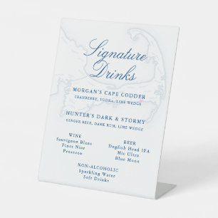 Wychmere Beach Club Signature Drinks Sign