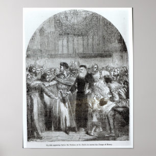 Wycliffe appearing before the Prelates Poster