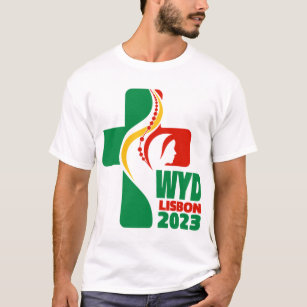 WYD World Youth Day Lisbon 2023 official logo   T-Shirt