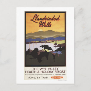 Wye Valley Resort British Rail Poster Postcard