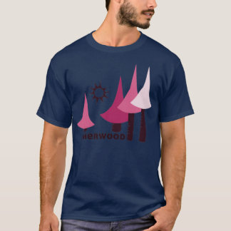 Wyld Sherwood Forest in berry T-Shirt