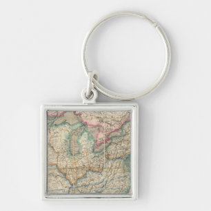 Wyld's Military Map Of The United States Key Ring