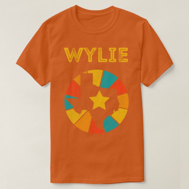 Wylie Texas Vintage Distressed Souvenir 1 T-Shirt (Design Front)