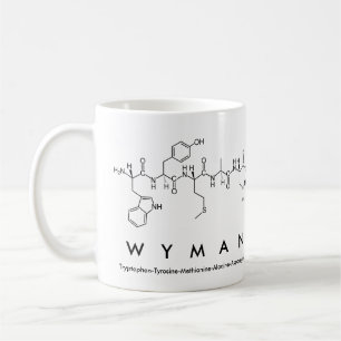 Wyman peptide name mug