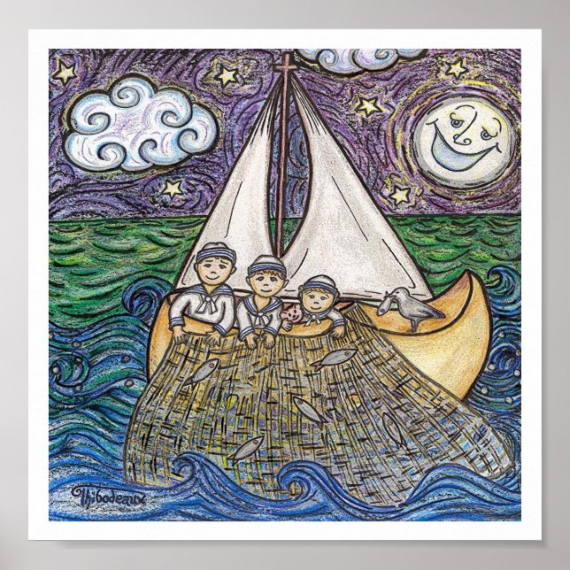 Wynken, Blyken, and Nod Poster (Front)