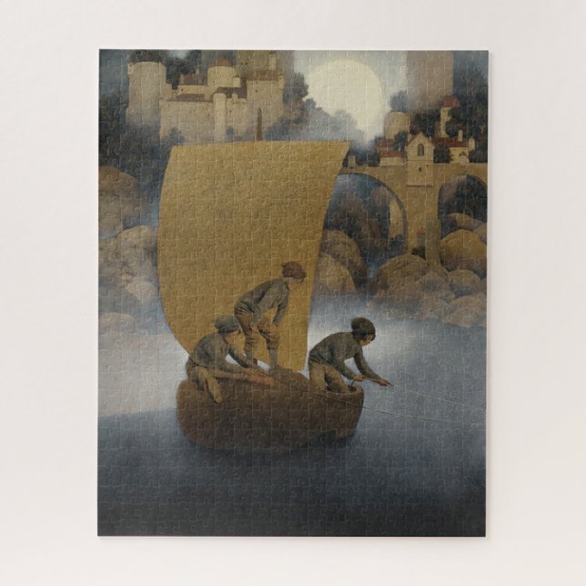 Wynken Blynken and Nod Jigsaw Puzzle (Vertical)