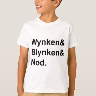 Wynken Blynken & Nod   Wooden Shoe Bedtime Story T-Shirt