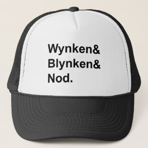 Wynken Blynken & Nod   Wooden Shoe Bedtime Story Trucker Hat