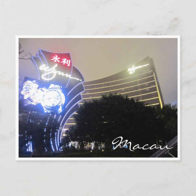 wynn macau postcard (Front)