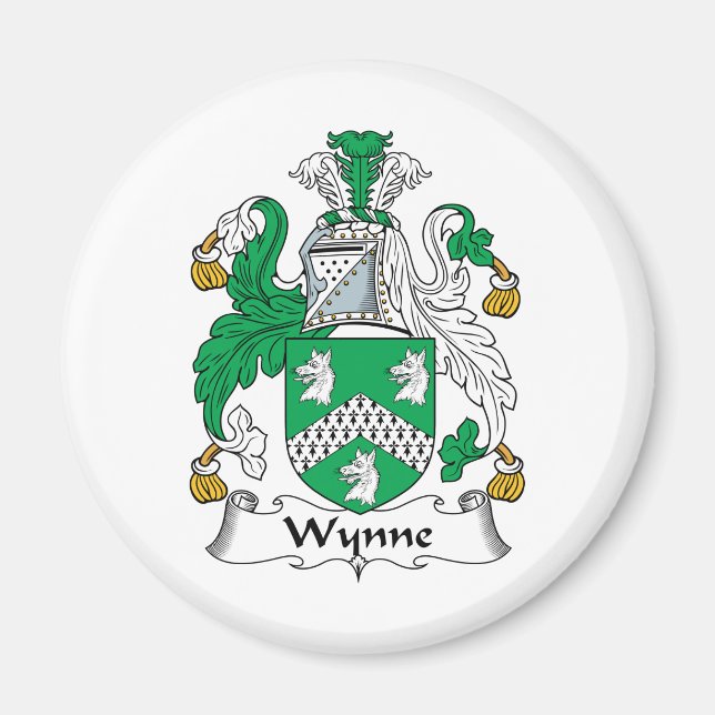 Wynne Family Crest Magnet (Front)