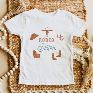 WYNONA Boho Terracotta Cowgirl Rodeo Sister Toddler T-Shirt