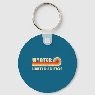Wynter Surname Retro Vintage 80s 90s Birthday Reun Key Ring