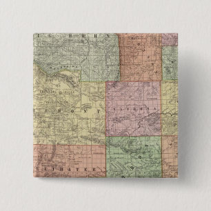 Wyoming 3 15 cm square badge