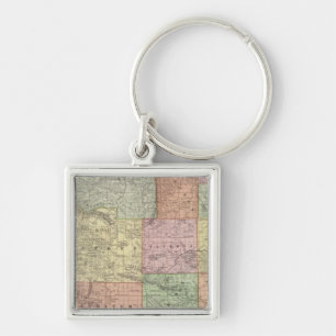 Wyoming 3 key ring