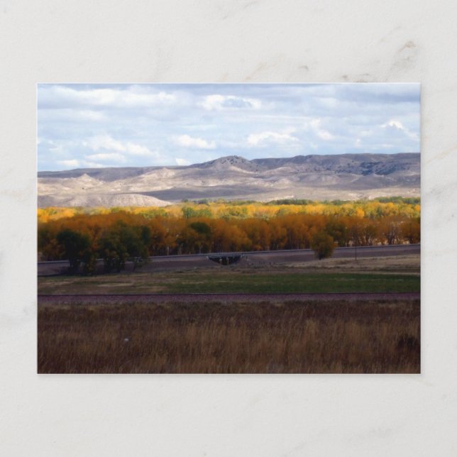 Wyoming Autumn Postcard (Front)