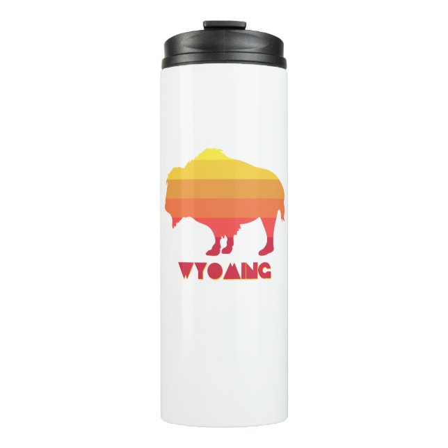 Wyoming Bison Thermal Tumbler (Front)