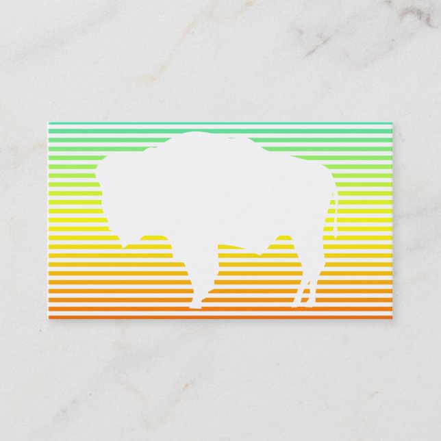 wyoming chill fade business card (Front)
