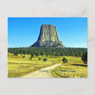Wyoming, Devil's Tower Postcard