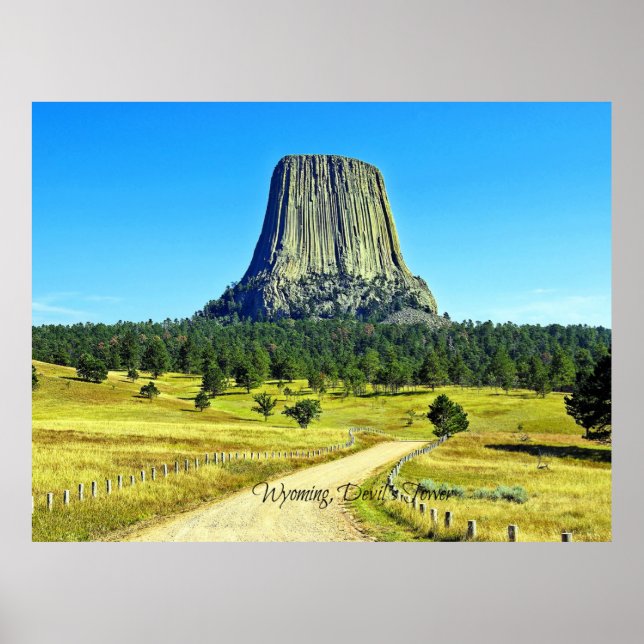 Wyoming, Devil's Tower Poster (Front)