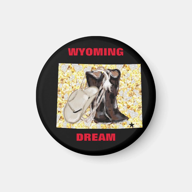 WYOMING DREAM    MAGNET (Front)
