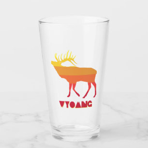 Wyoming Elk Glass