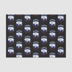 WYOMING EQUALITY STATE FLAG TISSUE PAPER