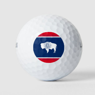 WYOMING FLAG GOLF BALLS