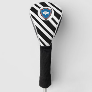 Wyoming flag golf head cover