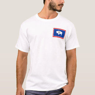 Wyoming Flag + Map T-Shirt