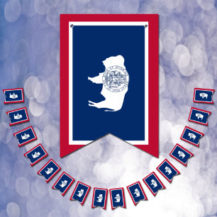 Wyoming Flag Party, bunting Banners / Weddings