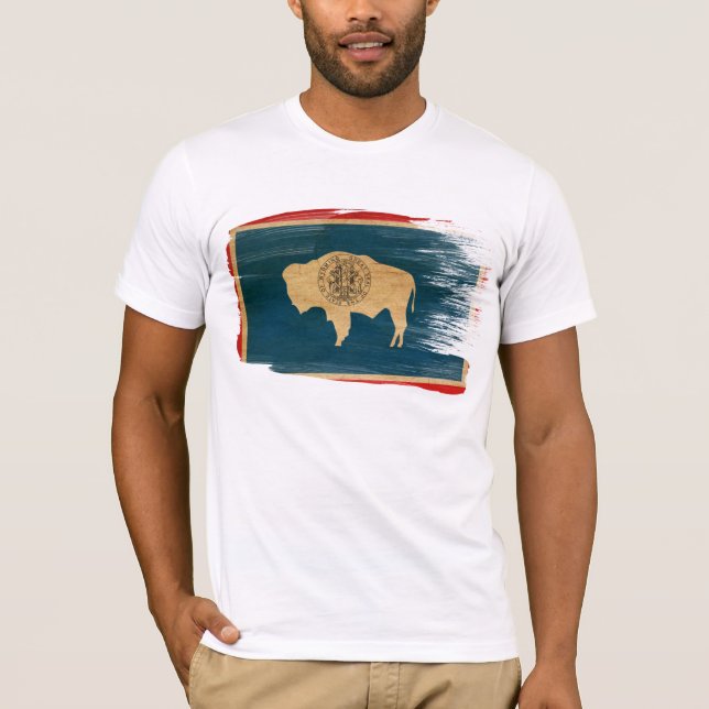 Wyoming Flag T-Shirt (Front)