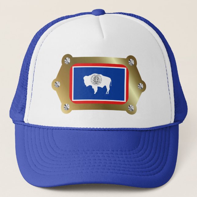 Wyoming framed Flag Hat (Front)