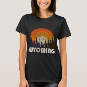 Wyoming - funny nature vintage hiking 60s 70s 80s T-Shirt