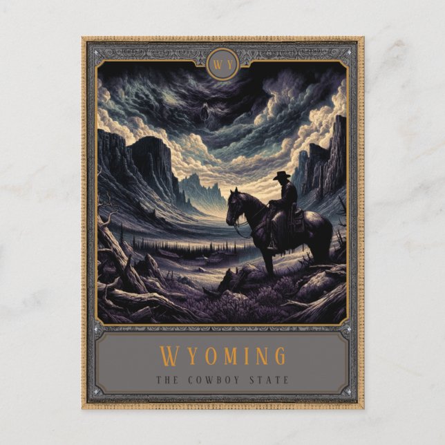Wyoming | Gothic Art Postcard (Front)