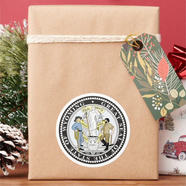 Wyoming great seal (Holiday)
