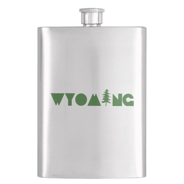 Wyoming Hip Flask (Front)