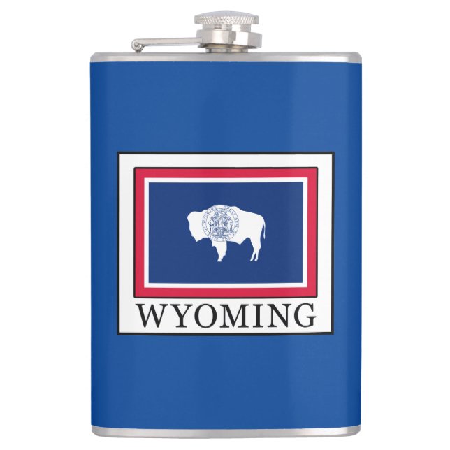 Wyoming Hip Flask (Front)