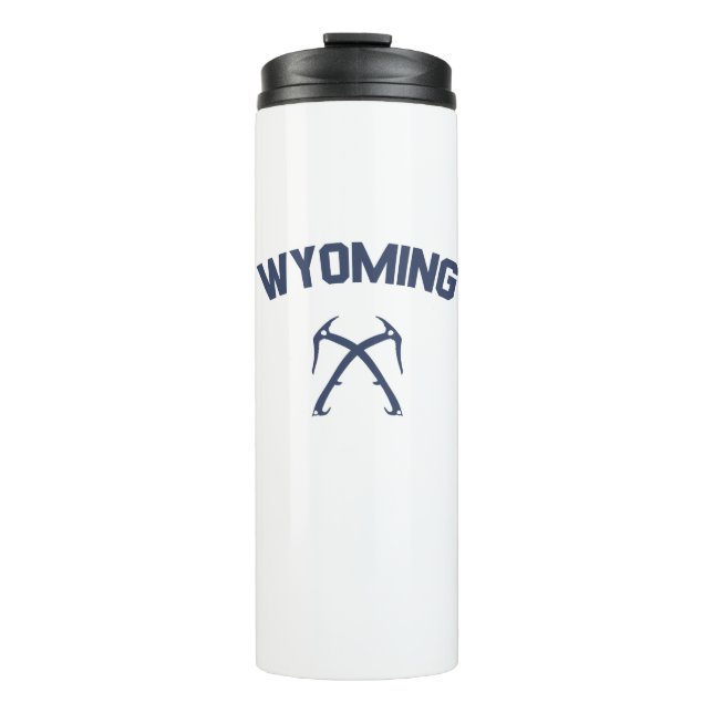 Wyoming Ice Climbing Thermal Tumbler (Front)