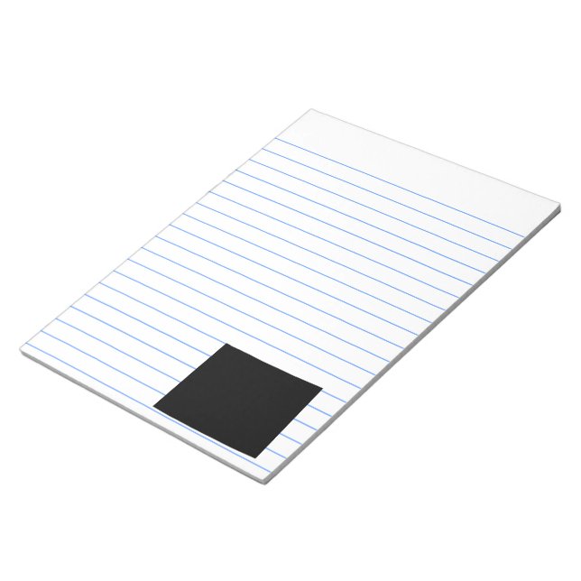 Wyoming in Black Notepad (Angled)