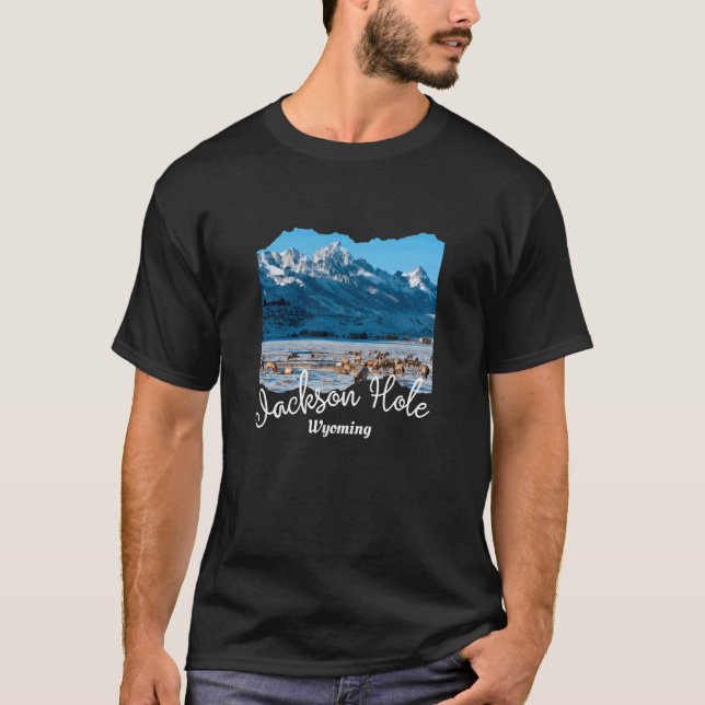 Wyoming Jackson Hole T-Shirt (Front)