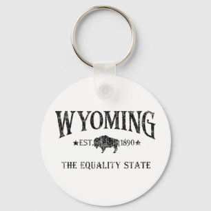 Wyoming Key Ring