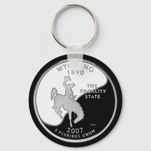 WYOMING KEY RING